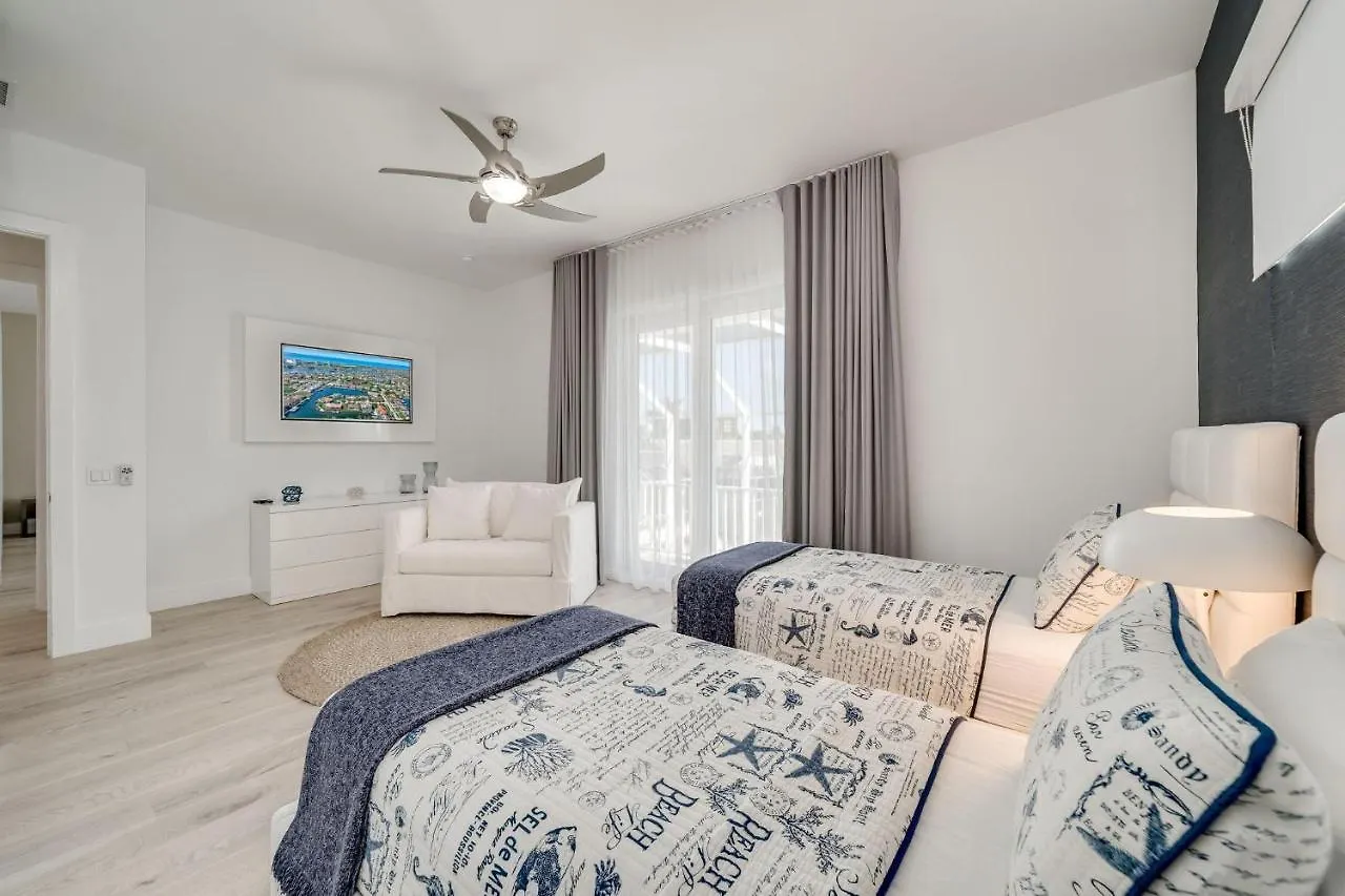 2017 Built Waterfront W/ Heated Pool, Hot Tub & Two Master *