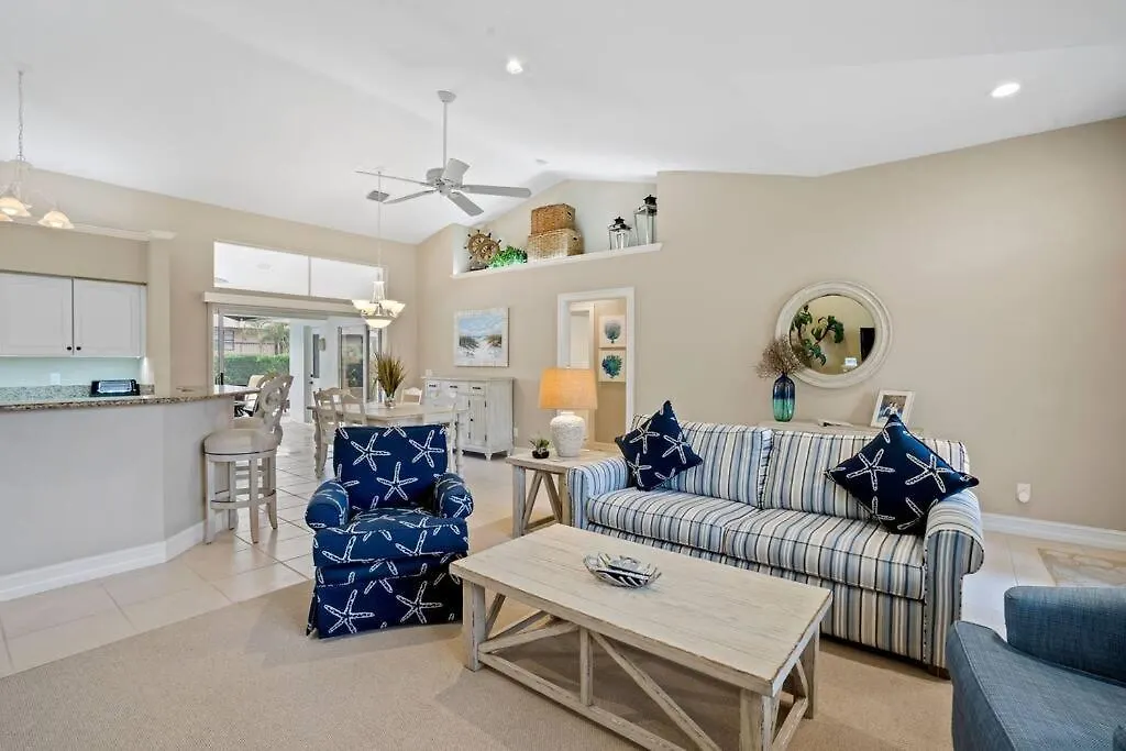 5* 3 Bedroom 3 Ba 4 Min Walk To & Jw Marriott W/heated Pool Marco Island