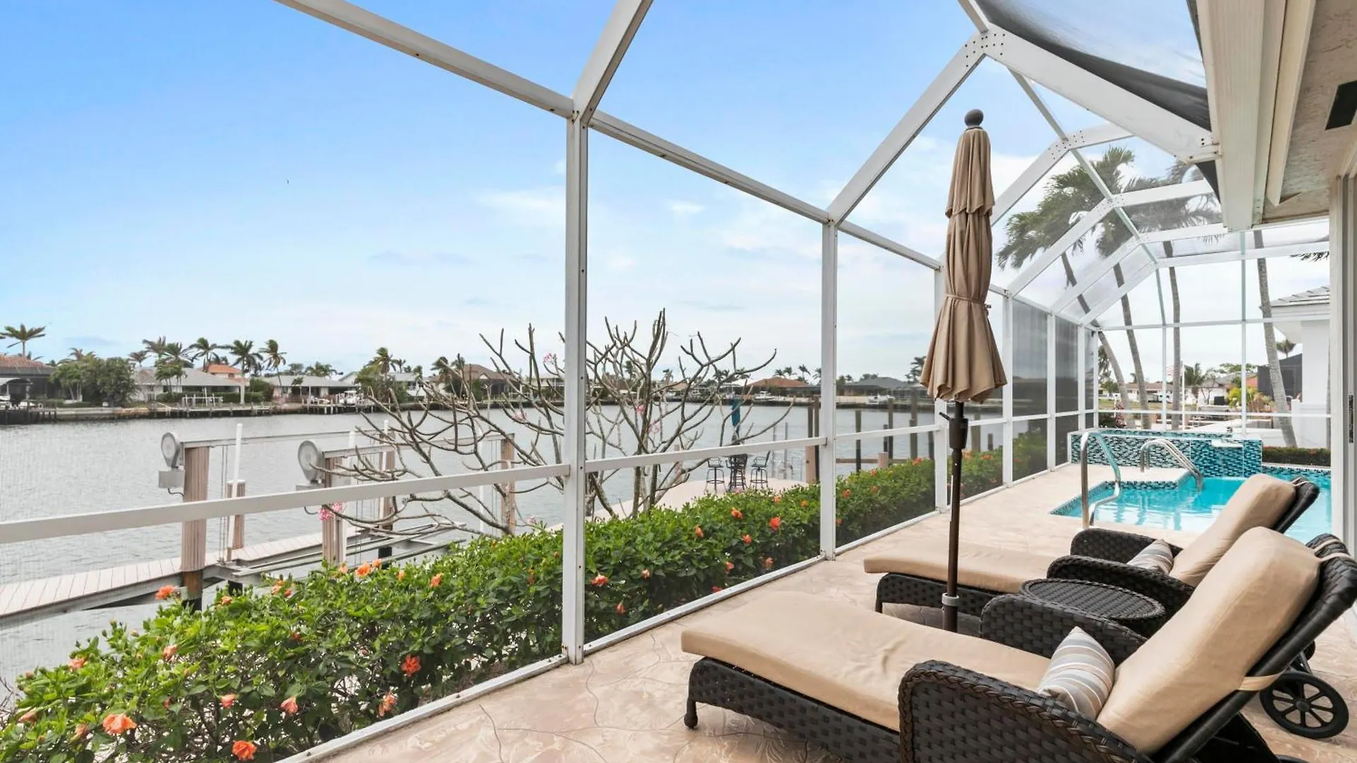 New 2024 Renovation! Gorgeous Island Oasis With Sw Exposure On Marco Island