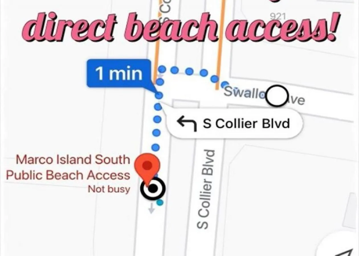 Prime Location Across Street From South Access Holiday home Marco Island