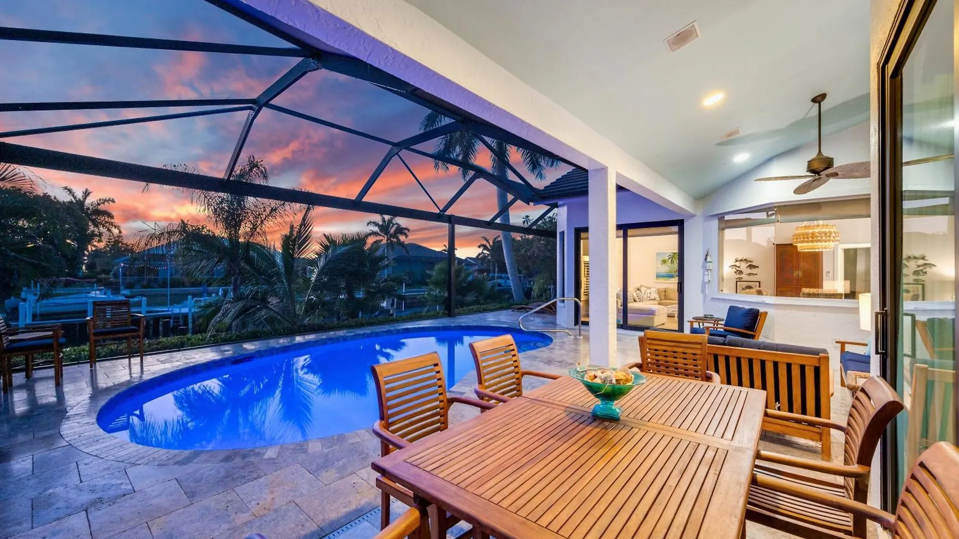 Spectacular Waterfront Oasis With Sw Exposure On *
